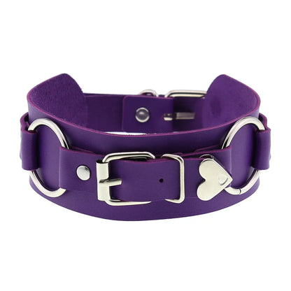 Purple Punk Choker Necklace
