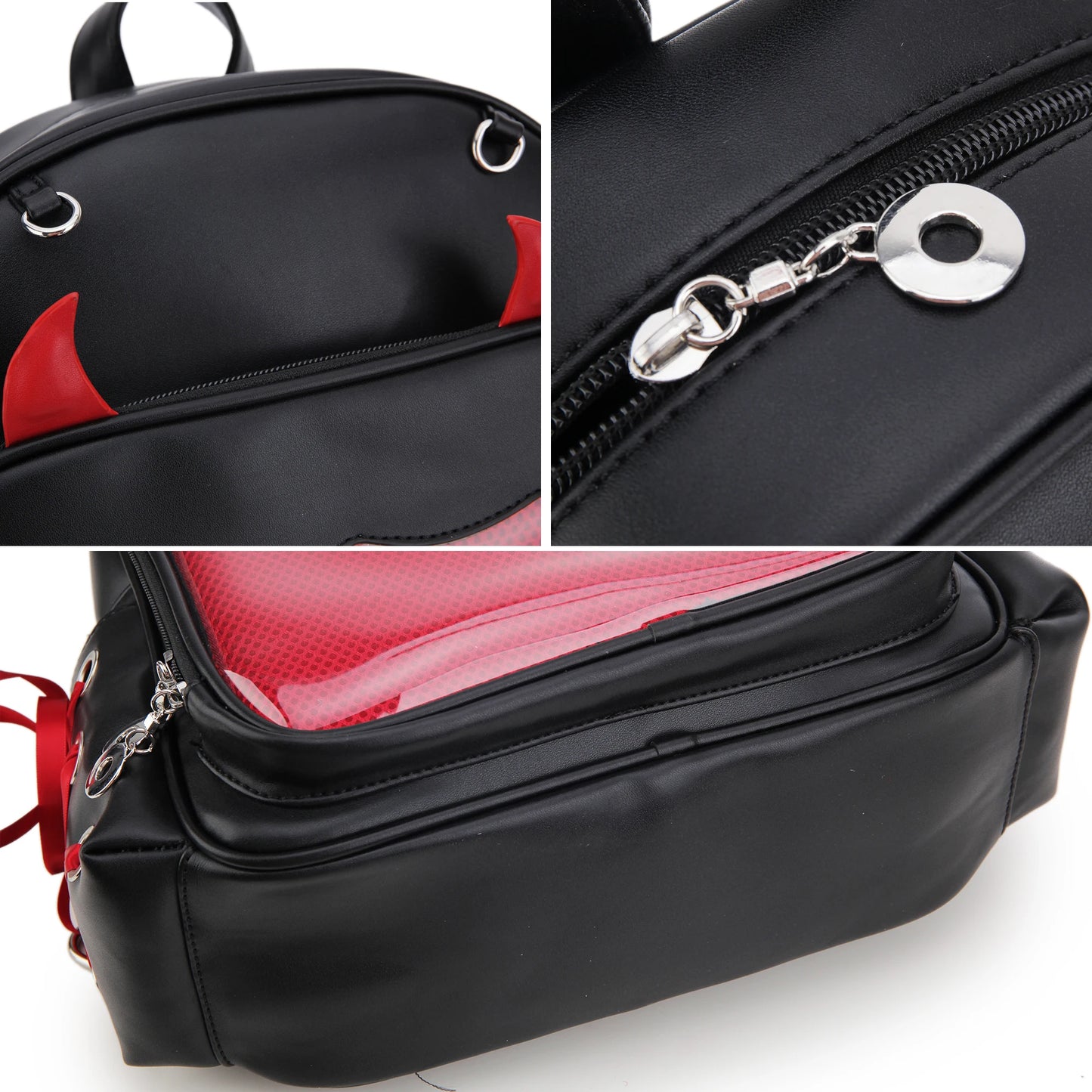 Little Devil Enamel Pin Collector Backpack