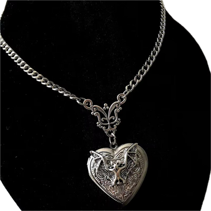 You Drive Me Batty Locket Necklace