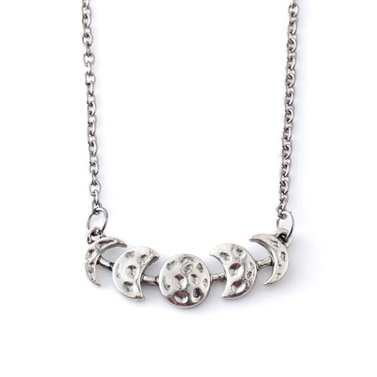 Vintage Moon Phase Necklace