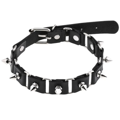 Black Punk Goth Choker Necklace