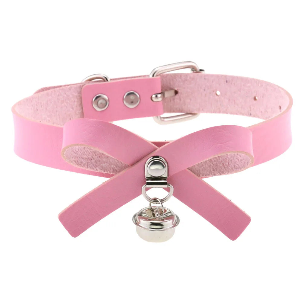 Pink Punk Choker Necklace