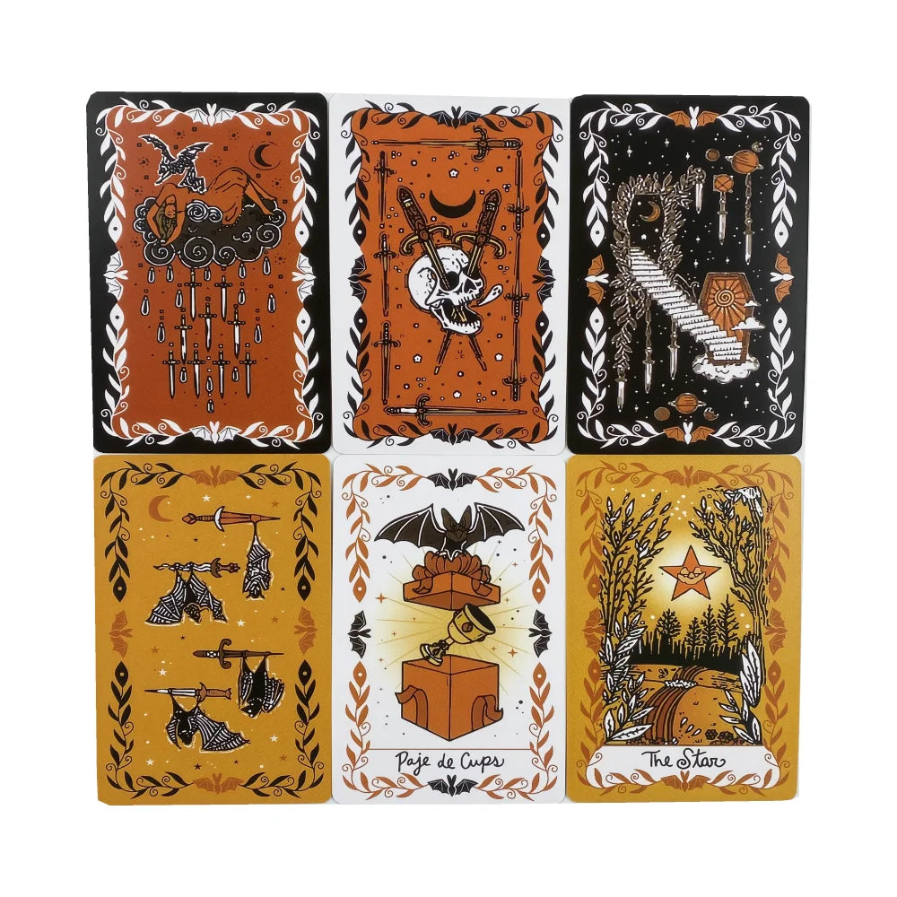 Vintage Halloween Tarot Cards