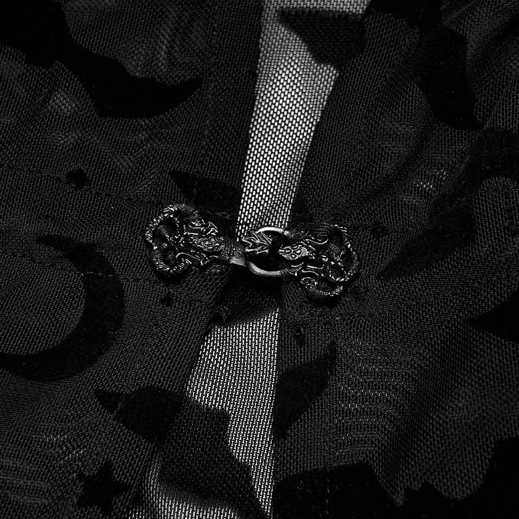 Nocturnal Creature Mesh Tassel Cover Up