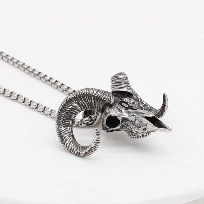 Ram Skull Necklace