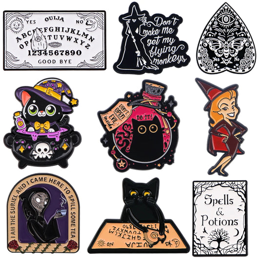 Witchy Enamel Pins