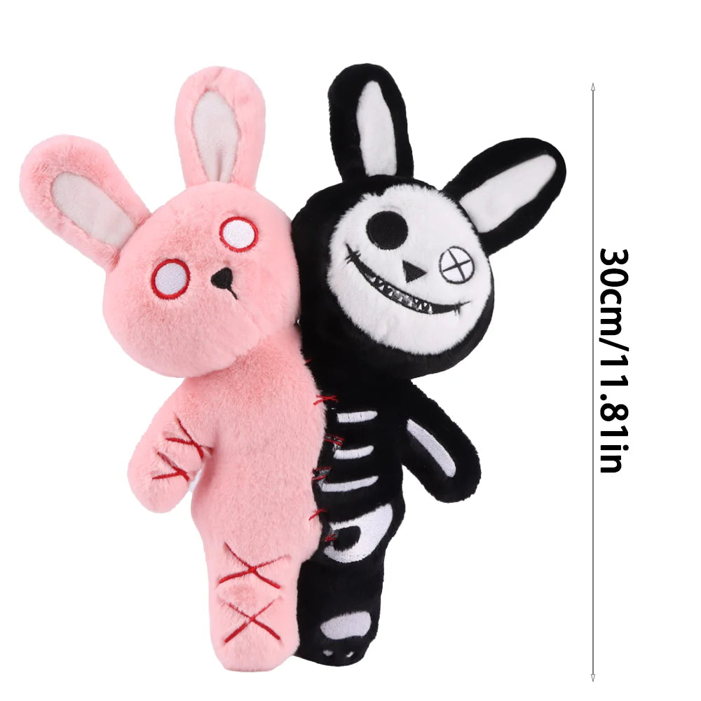 Double Headed Skull Rabbit Plush