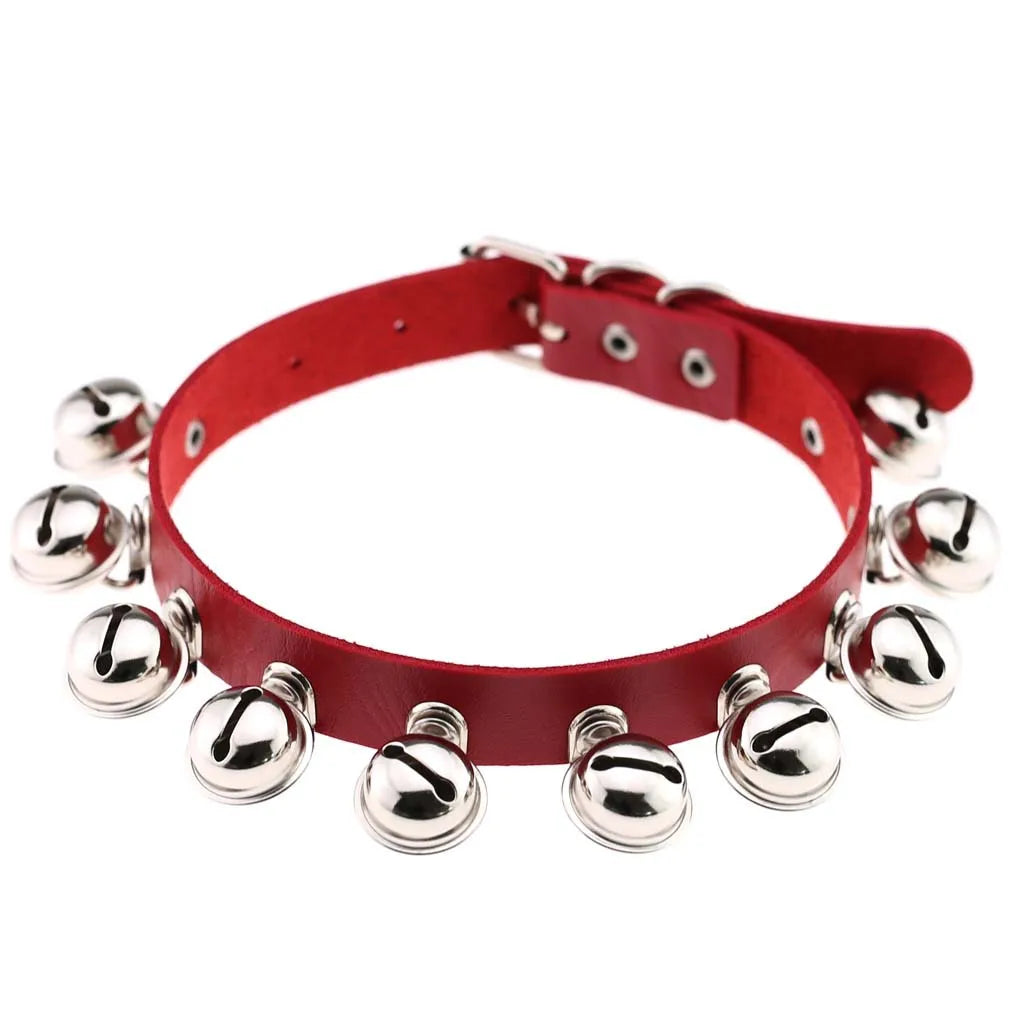 Red Punk Choker Necklace