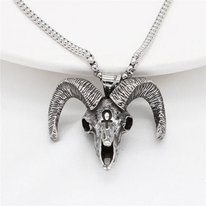 Ram Skull Necklace