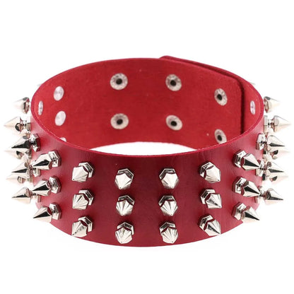 Red Punk Choker Necklace