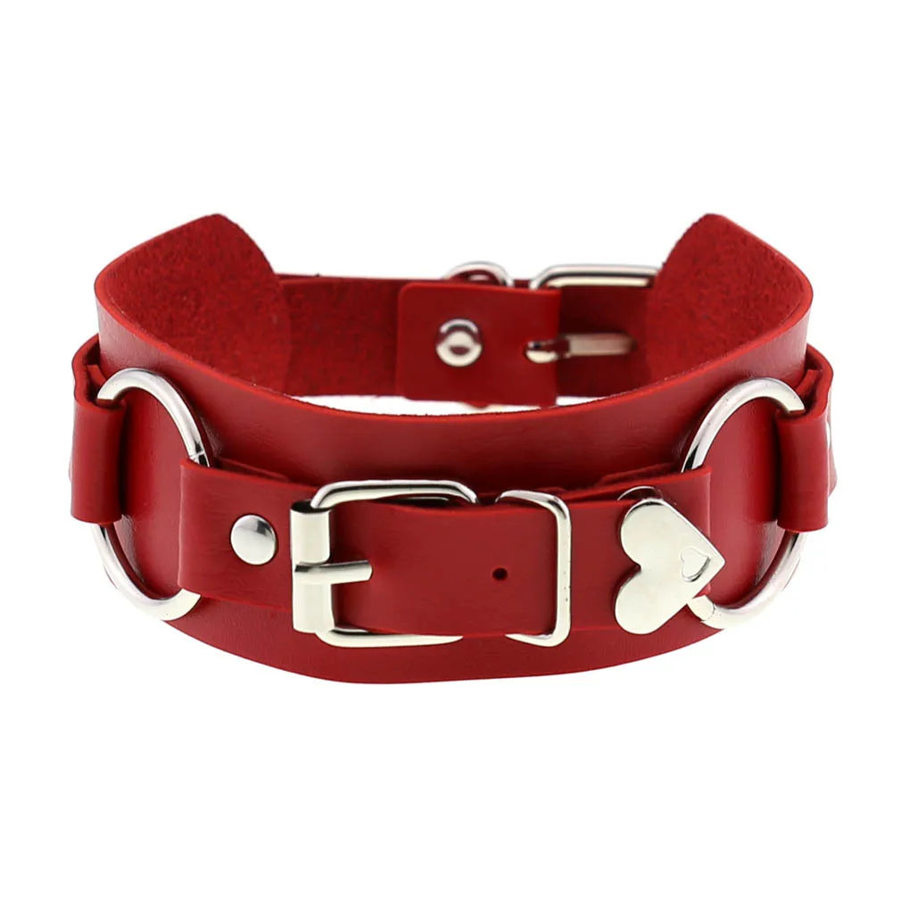 Red Punk Choker Necklace