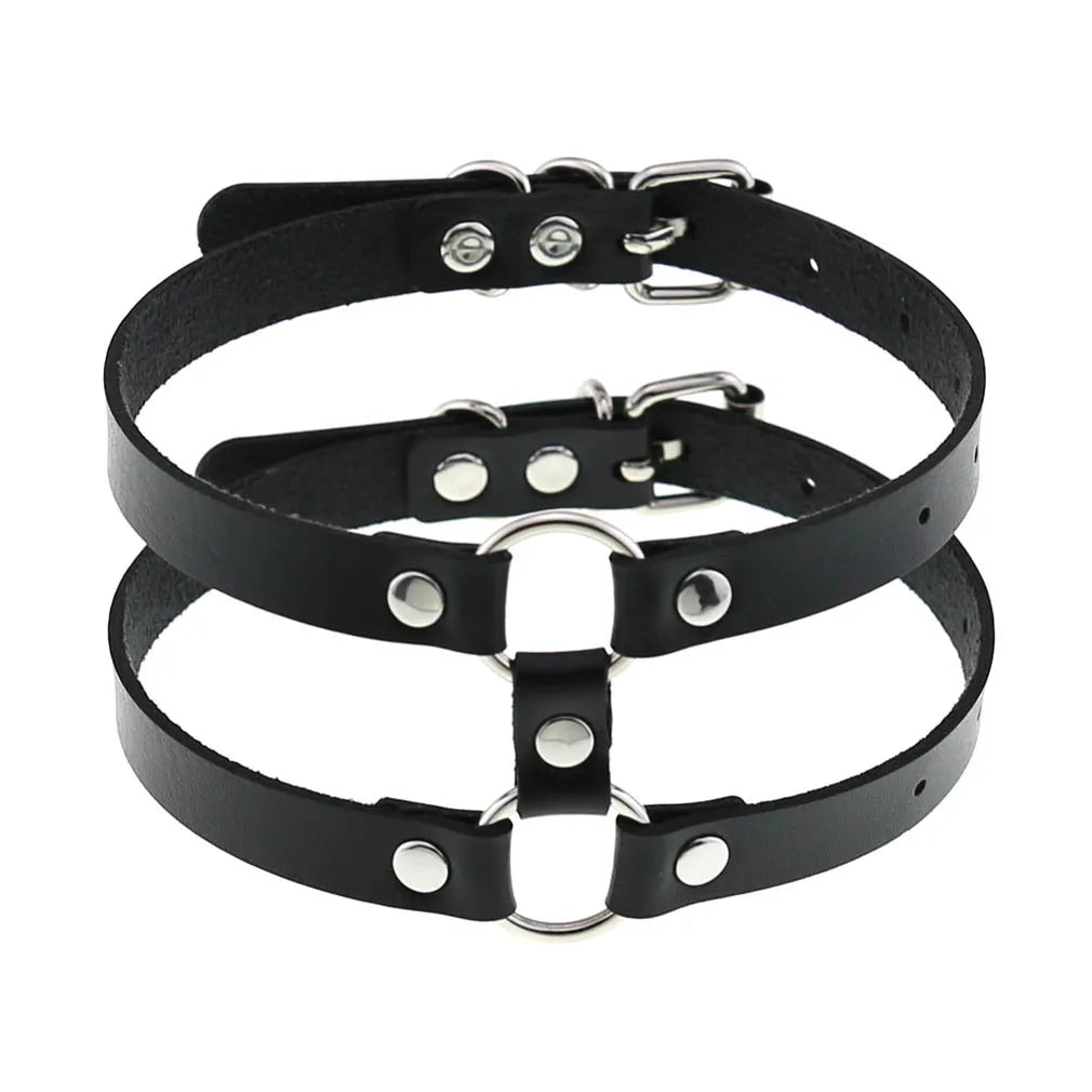 Black Punk Goth Choker Necklace