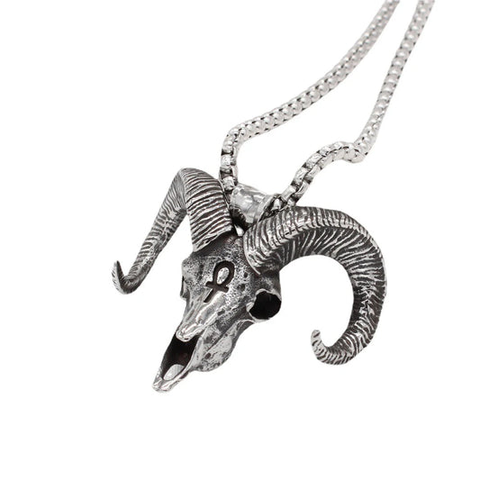 Ram Skull Necklace