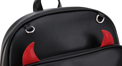 Little Devil Enamel Pin Collector Backpack