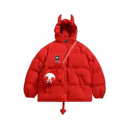 Dark Devil Winter Snowboarding Coat (Comes with Small Bonez Friend Bag)