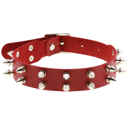 Red Punk Choker Necklace