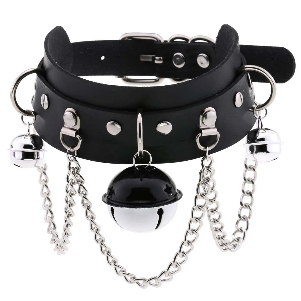 Black Punk Goth Choker Necklace
