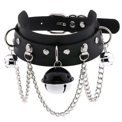 Black Punk Goth Choker Necklace