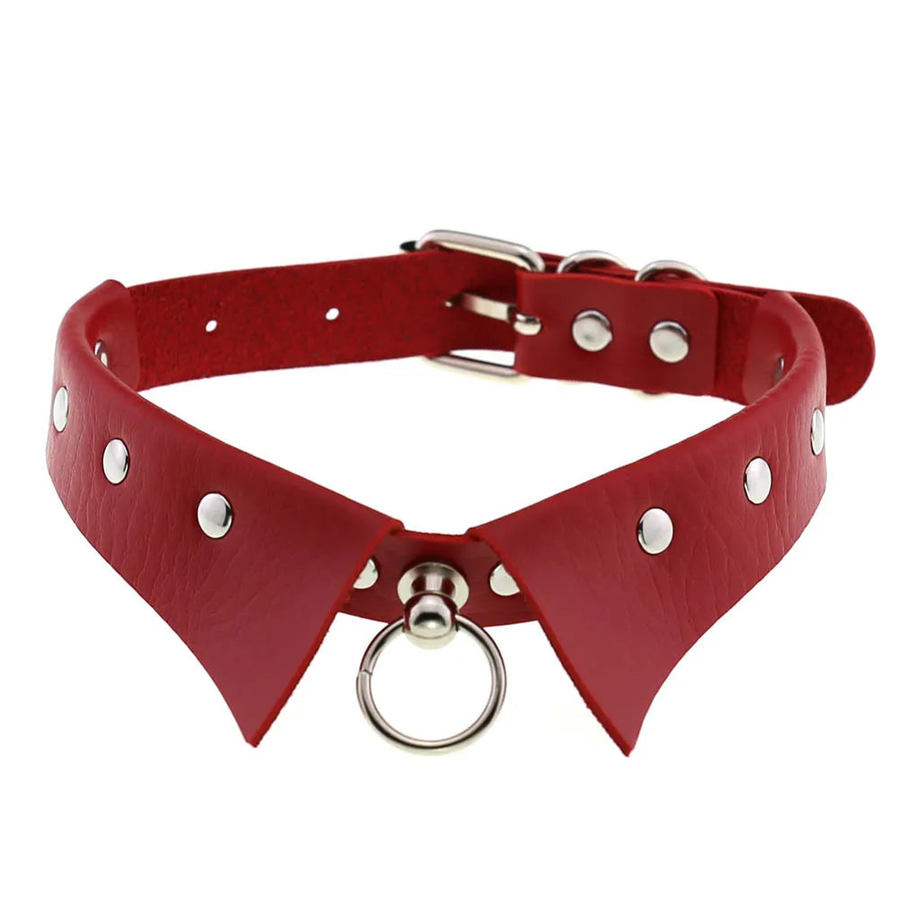 Red Punk Choker Necklace