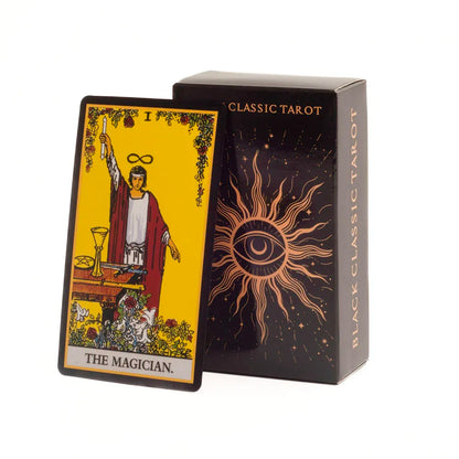 Black Classic Tarot Cards