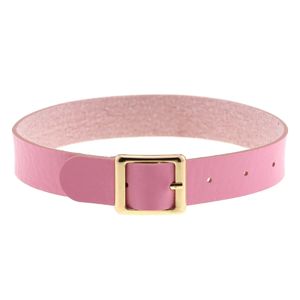 Pink Punk Choker Necklace
