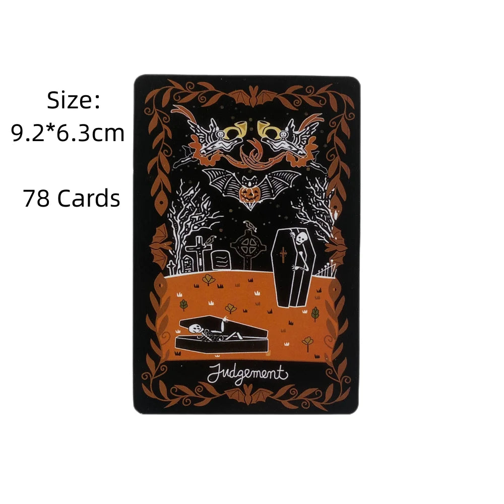 Vintage Halloween Tarot Cards