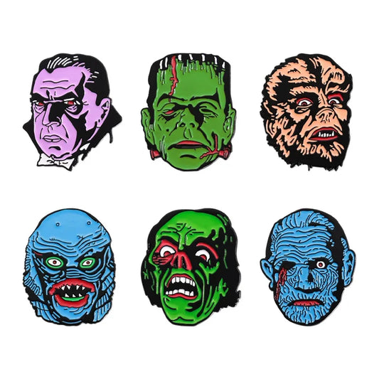 Horror Movies Enamel Pins