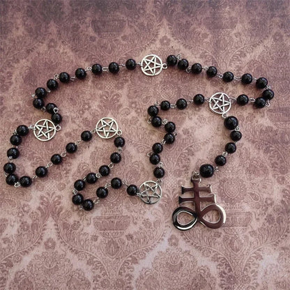 Leviathan Cross Gothic Rosary