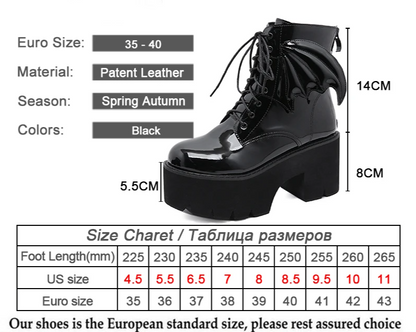 Bad Batty Platform Boots