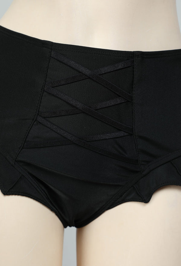 Gothic Bat Wing Vintage Two Piece Bikini Swimsuit