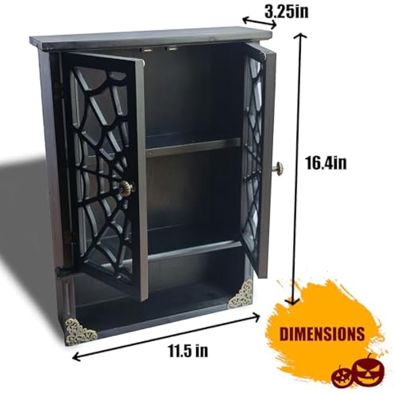 Spider Web Floating Gothic Shelf