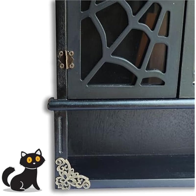 Spider Web Floating Gothic Shelf