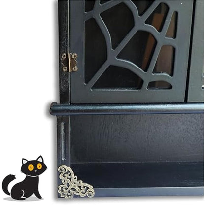 Spider Web Floating Gothic Shelf