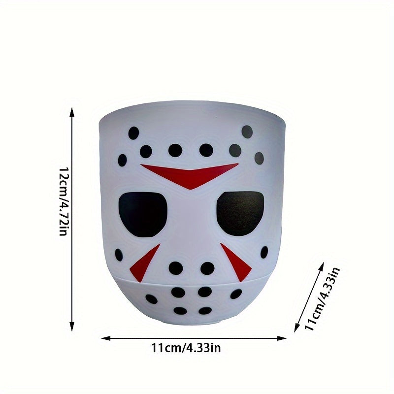 Friday the 13th mask Vase